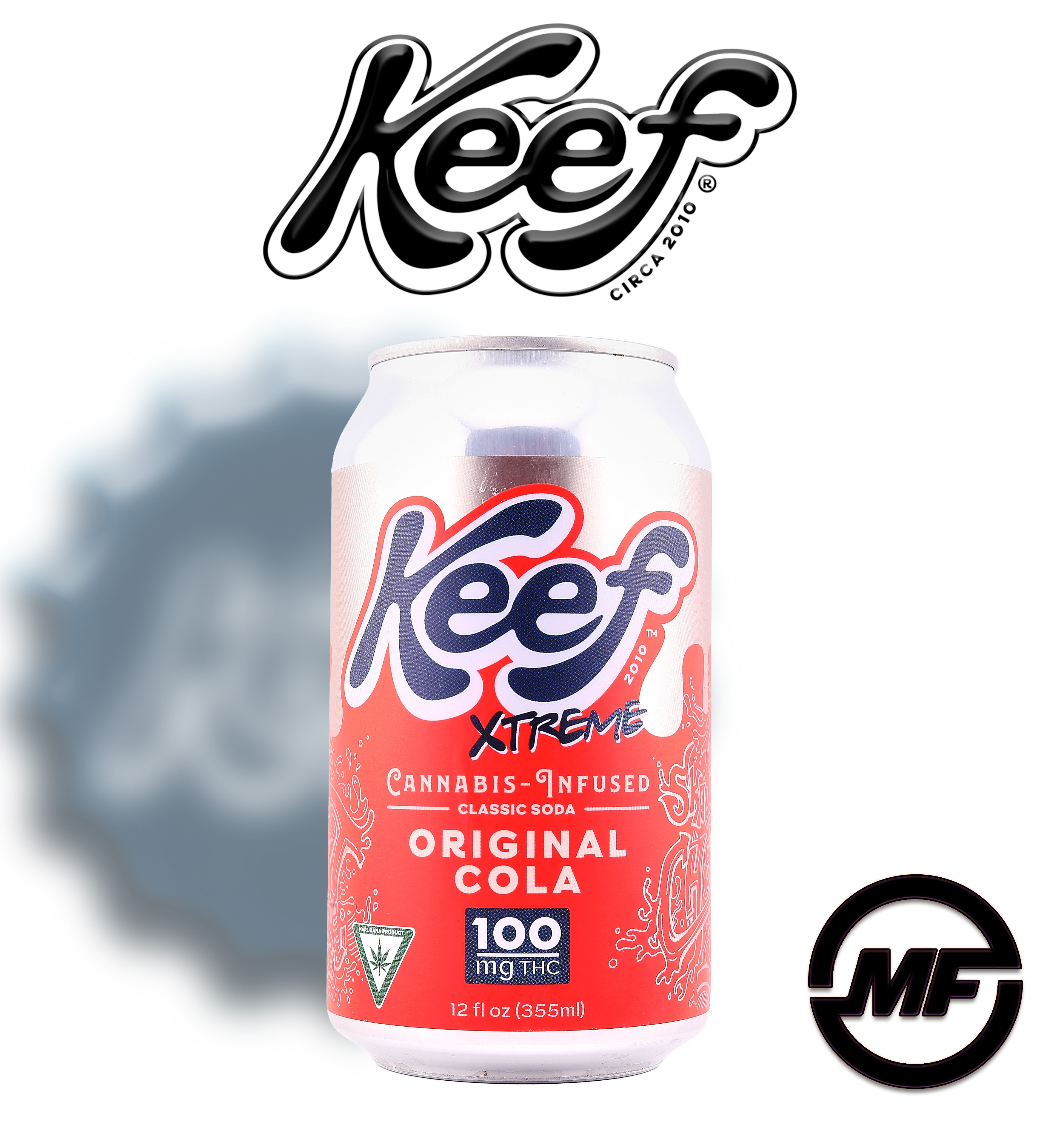 Photograph of product: Keef | Original Cola | Oui'd-Infused Soda | 100mg