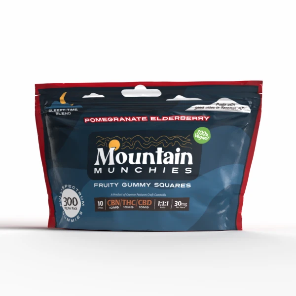Photograph of product: MM Gummies - Pomegranate Elderberry | 1:1:1