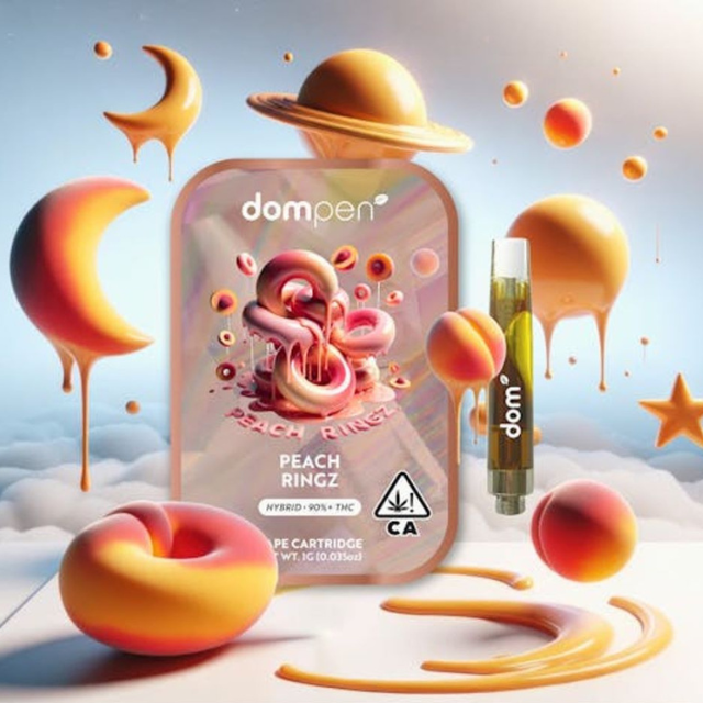 Photograph of Product: 1G- PEACH RINGZ- CARTRIDGE
