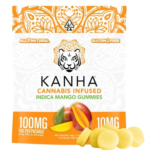 Photograph of product: Mango Gummies 100mg. - Indica