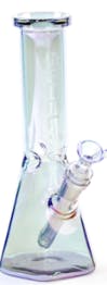 Photograph of product: 092 - SirEEL - 10" Iridized Hexagonal Beaker Bong with Bowl - Retail