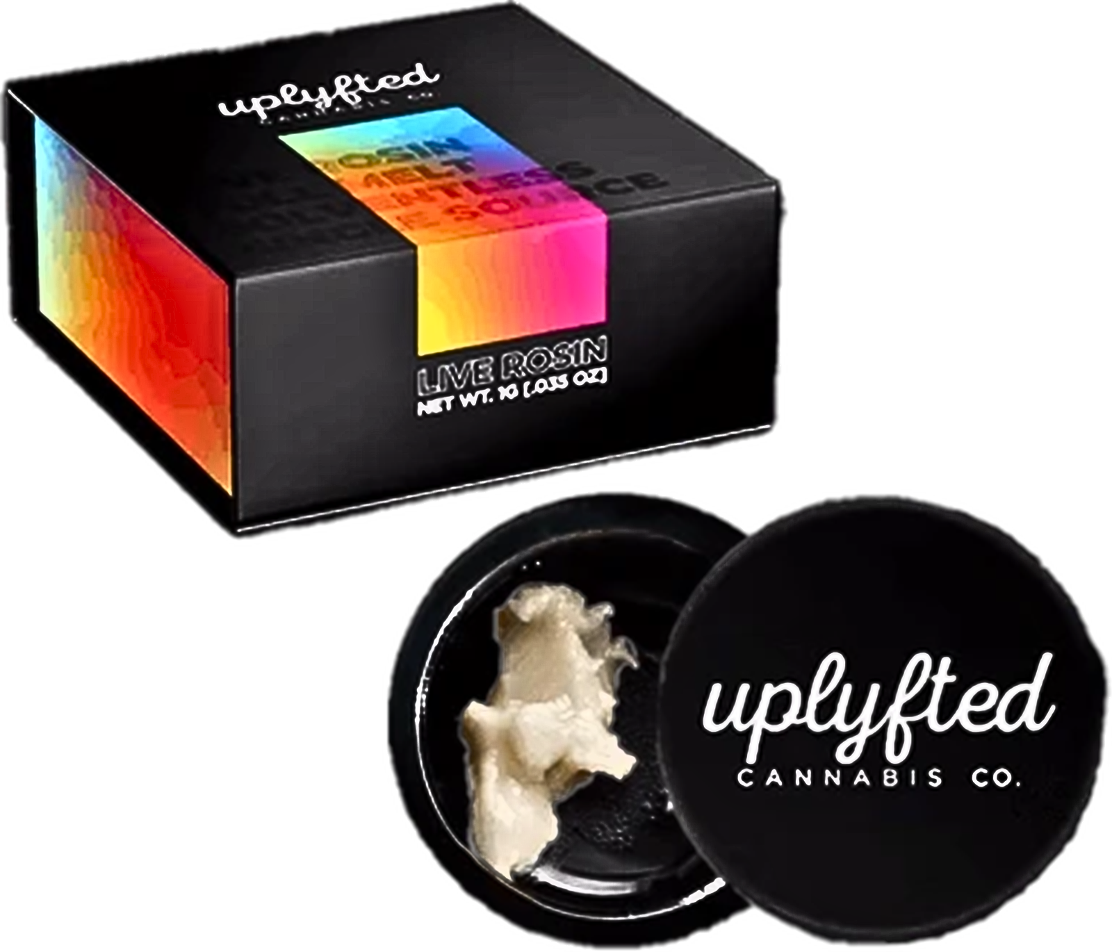 Photograph of product: UPLYFTED | GRAPE GAS | HYBRID | LIVE ROSIN | 1G | REC