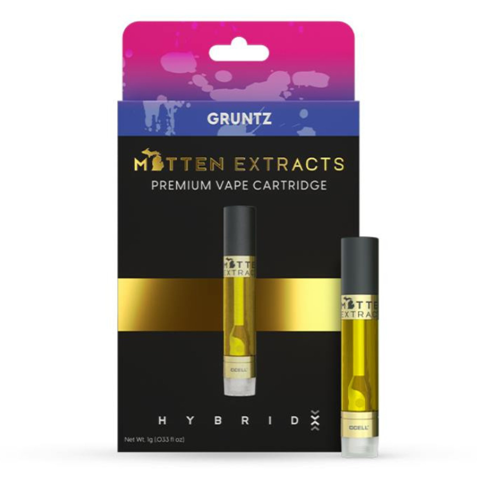 Photograph of product: Mitten Extracts | Gruntz | Cartridge