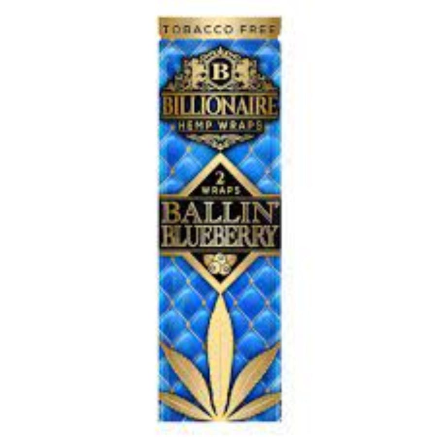 Photograph of product: Billionaire Hemp Wraps Blueberry