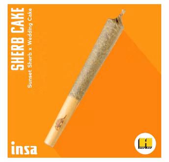 Photograph of product: Sherb Cake Pre-Roll 1/2g