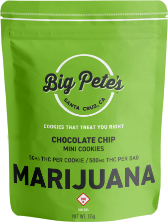 Photograph of product: BIG PETE'S TREATS 500MG CHOCOLATE CHIP COOKIES 10PK