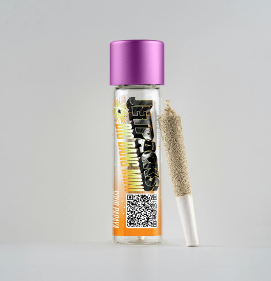 Photograph of product: Jetpacks Sour Papaya Infused Pre Roll .5