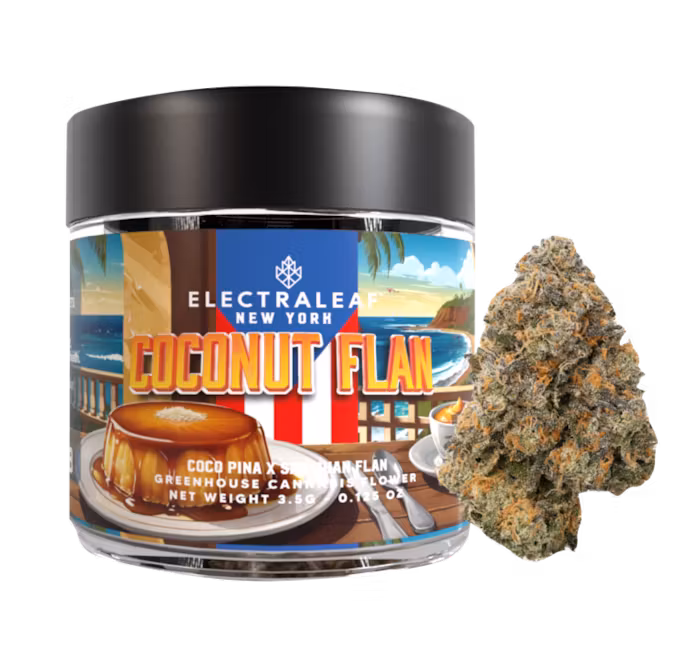 Photograph of product: Electraleaf / Flower / / Coconut Flan - 3.5g