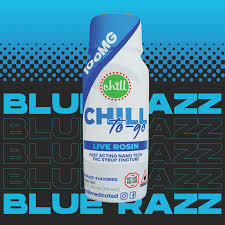 Photograph of product: Chill Medicated 100mg Live Rosin TH-oui Syrup | Blue Razz