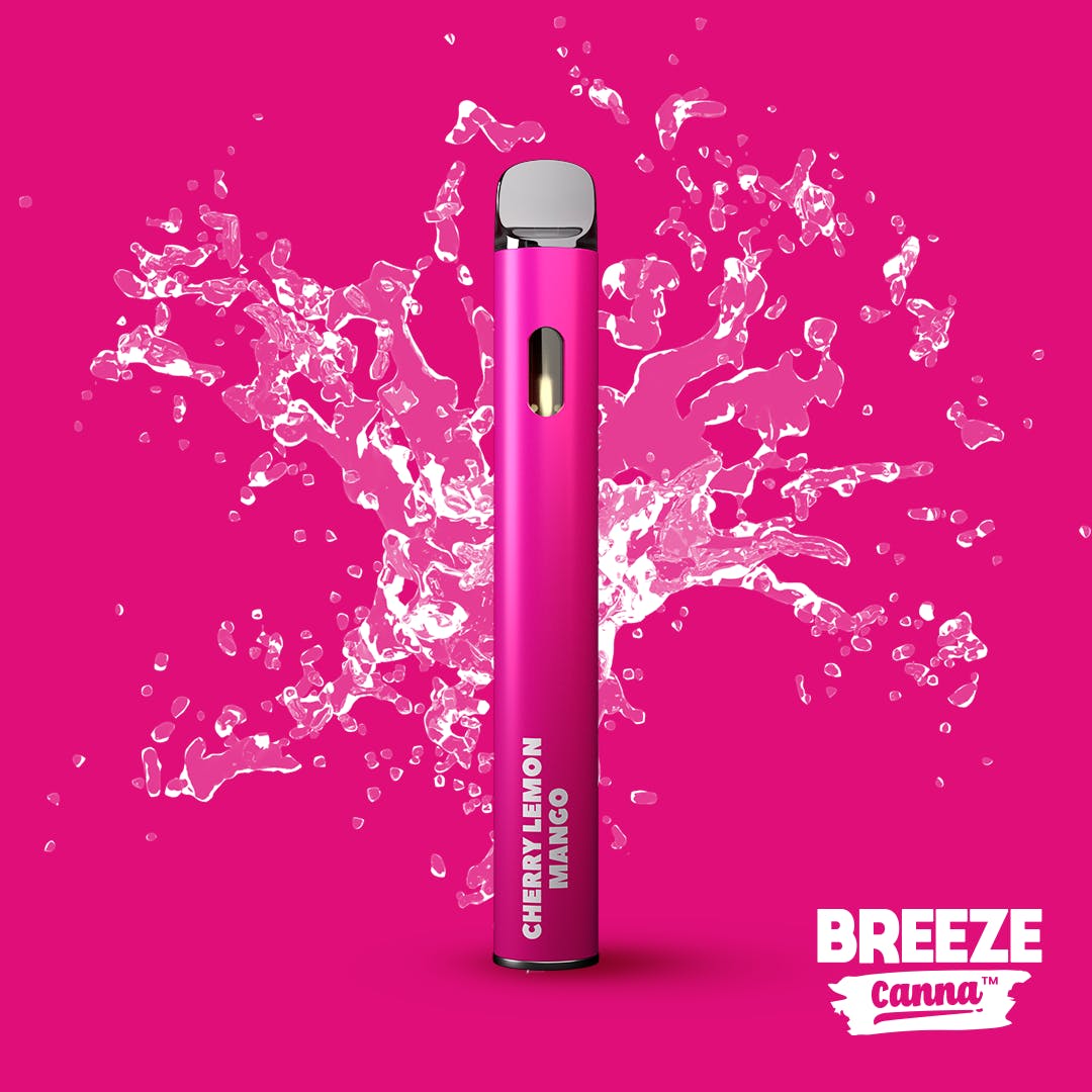 Photograph of product: Breeze Canna - Cherry Lemon Mango Disposable