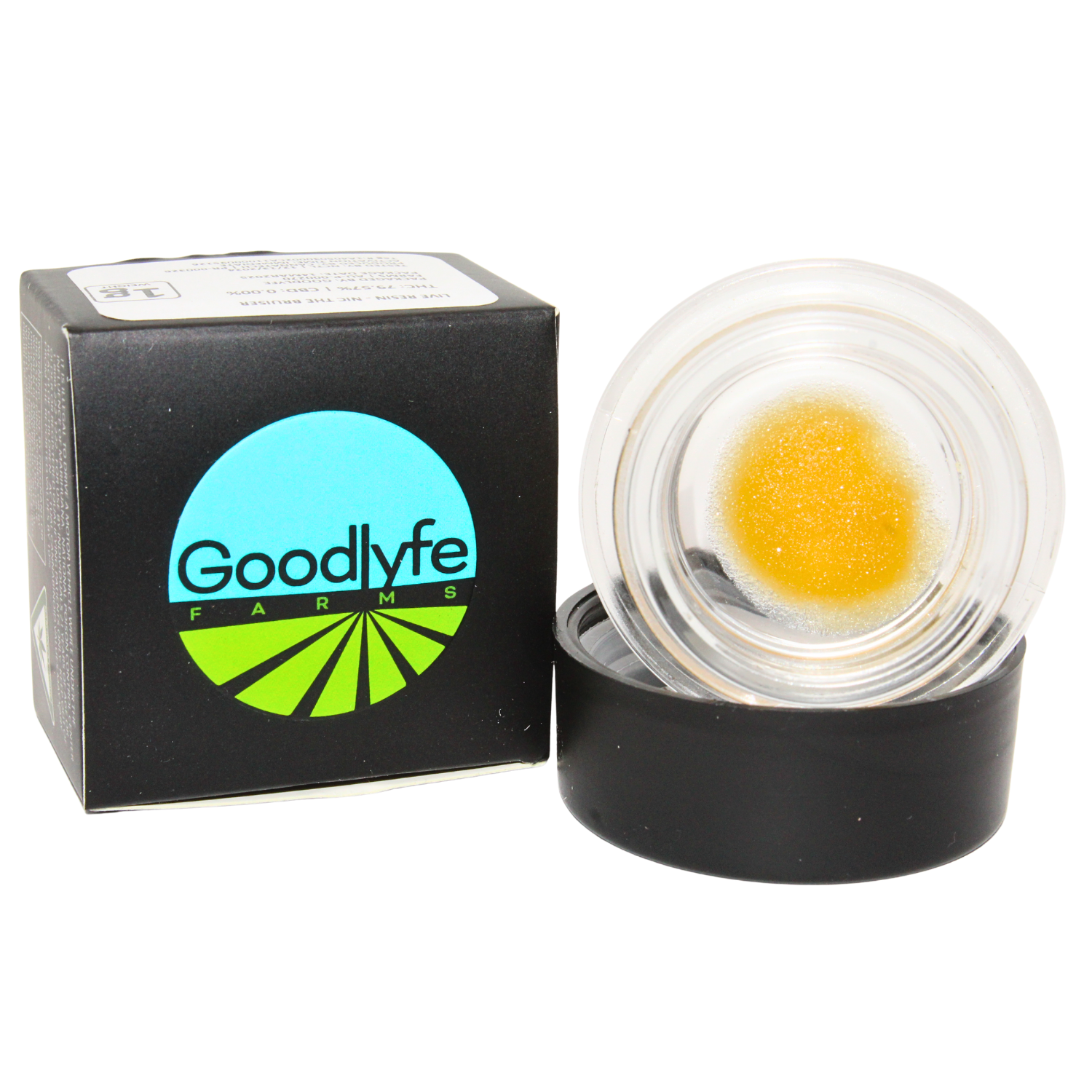 Photograph of product: GOODLYFE NIC THE BRUISER LIVE RESIN REC