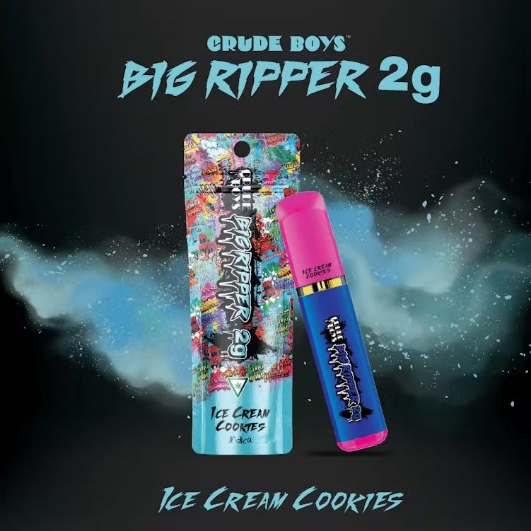Photograph of product: CRUDE BOYS | ICE CREAM COOKIES - AIO BIG RIPPER Oui'd