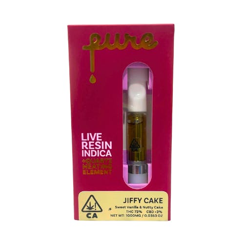 Photograph of product: Pure Vape 1g Live Resin Cartridge - (I) Crenshaw Melon (69%)