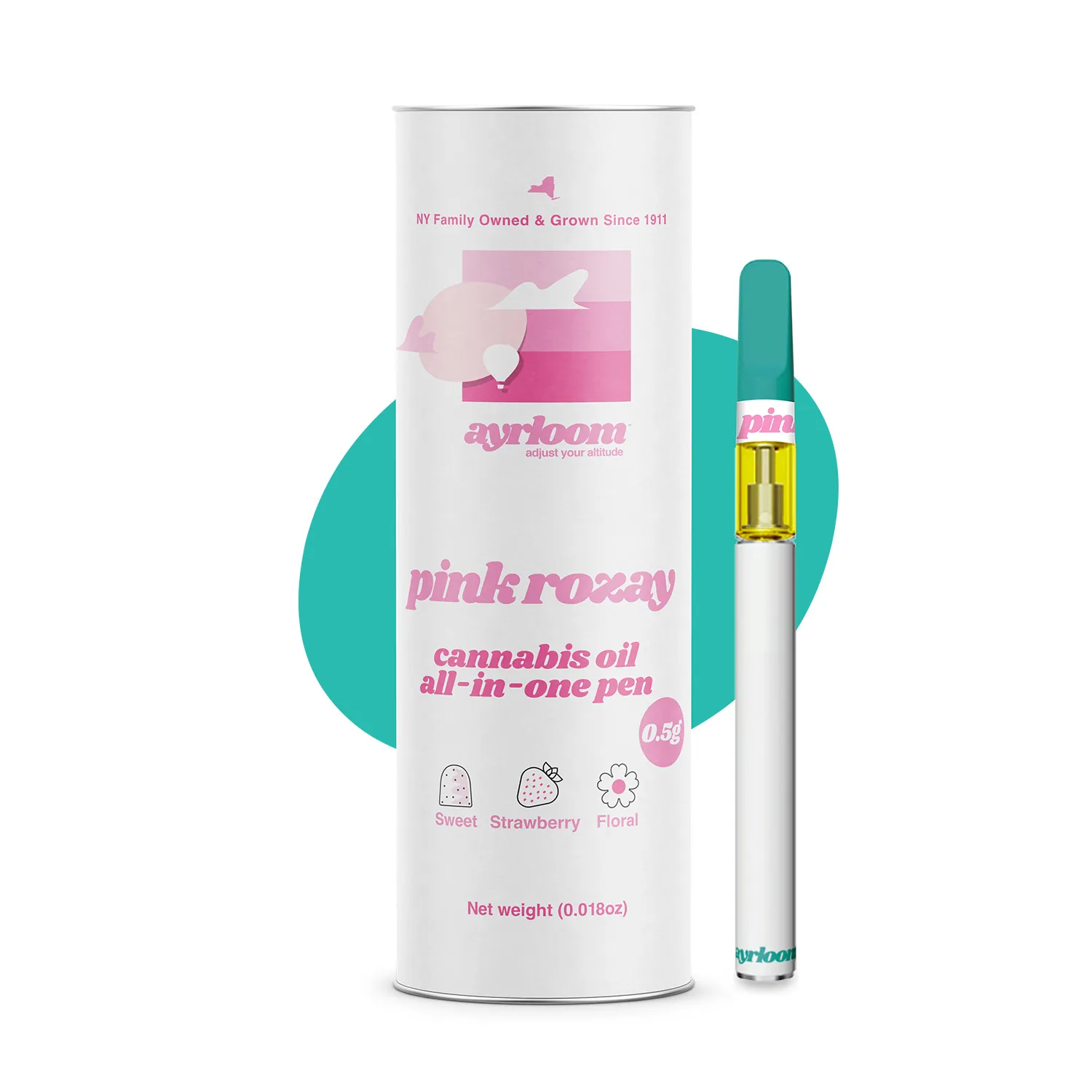 Photograph of product: Ayrloom- Pink Rozay All-In-One