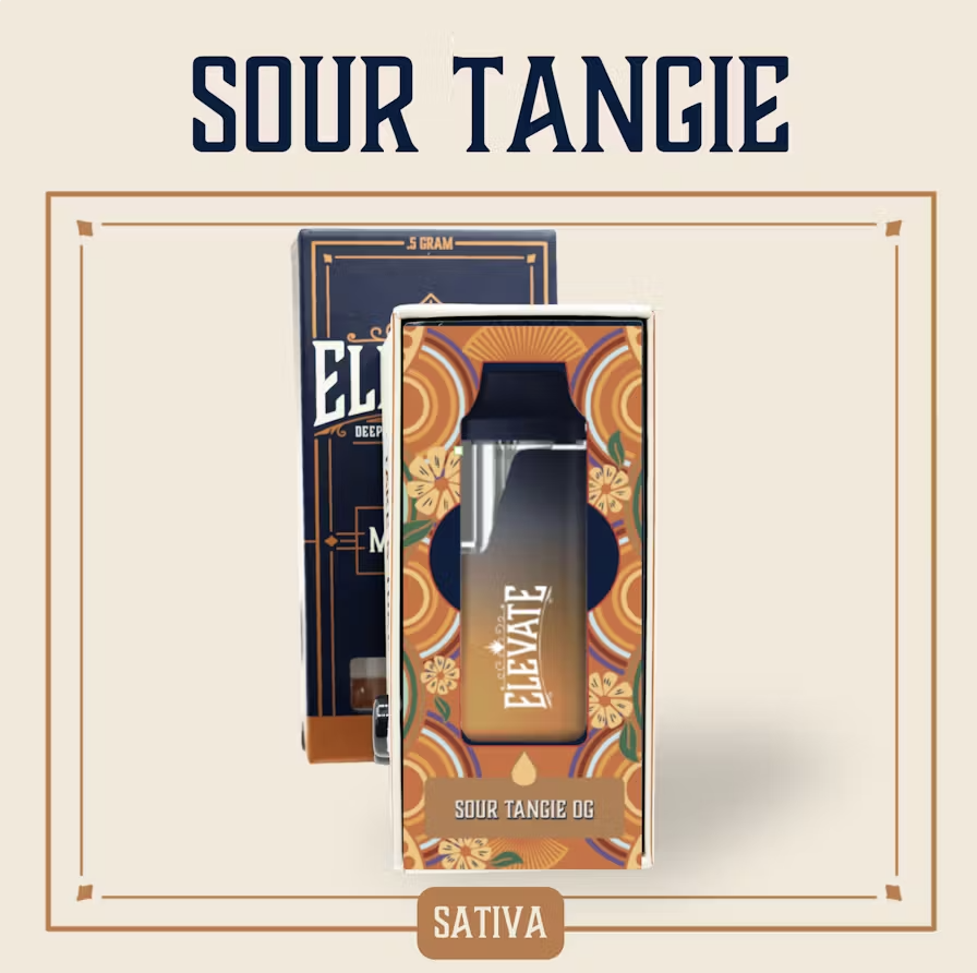 Photograph of product: Elevate - Min-E-Bar - Sour Tangie (I) - 1g