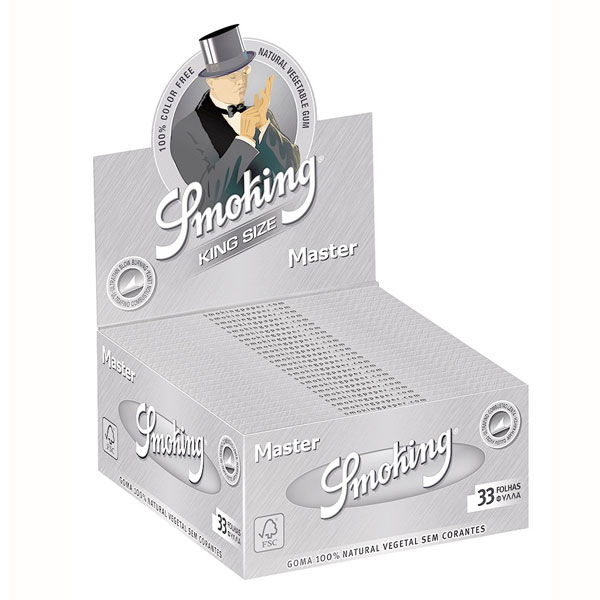 Photograph of product: Smoking - Master King Size Silver Rolling Paper