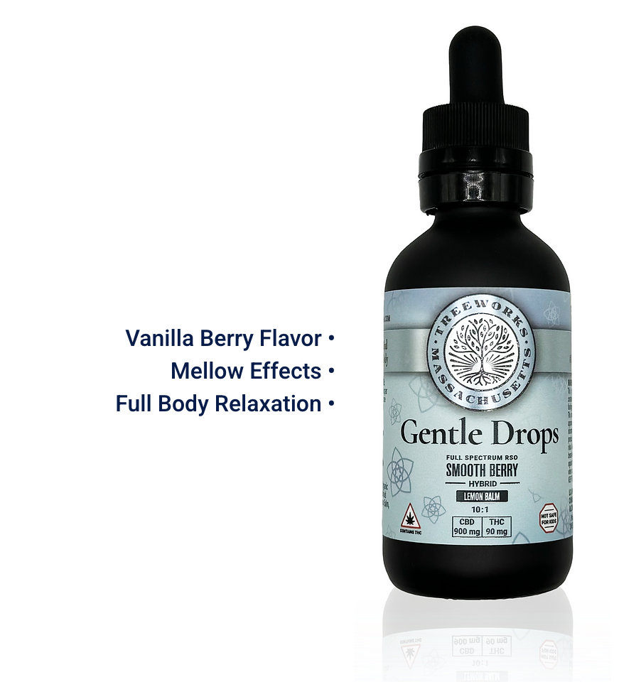Photograph of product: Treeworks | Gentle Drops | 90mg TH-oui