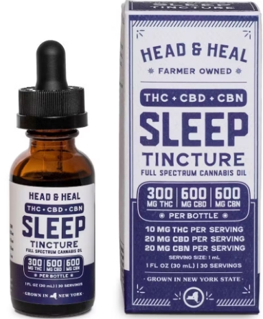 Photograph of product: Head and Heal Tincture | 1:2:2 TH-oui/CBD/CBN | Sleep