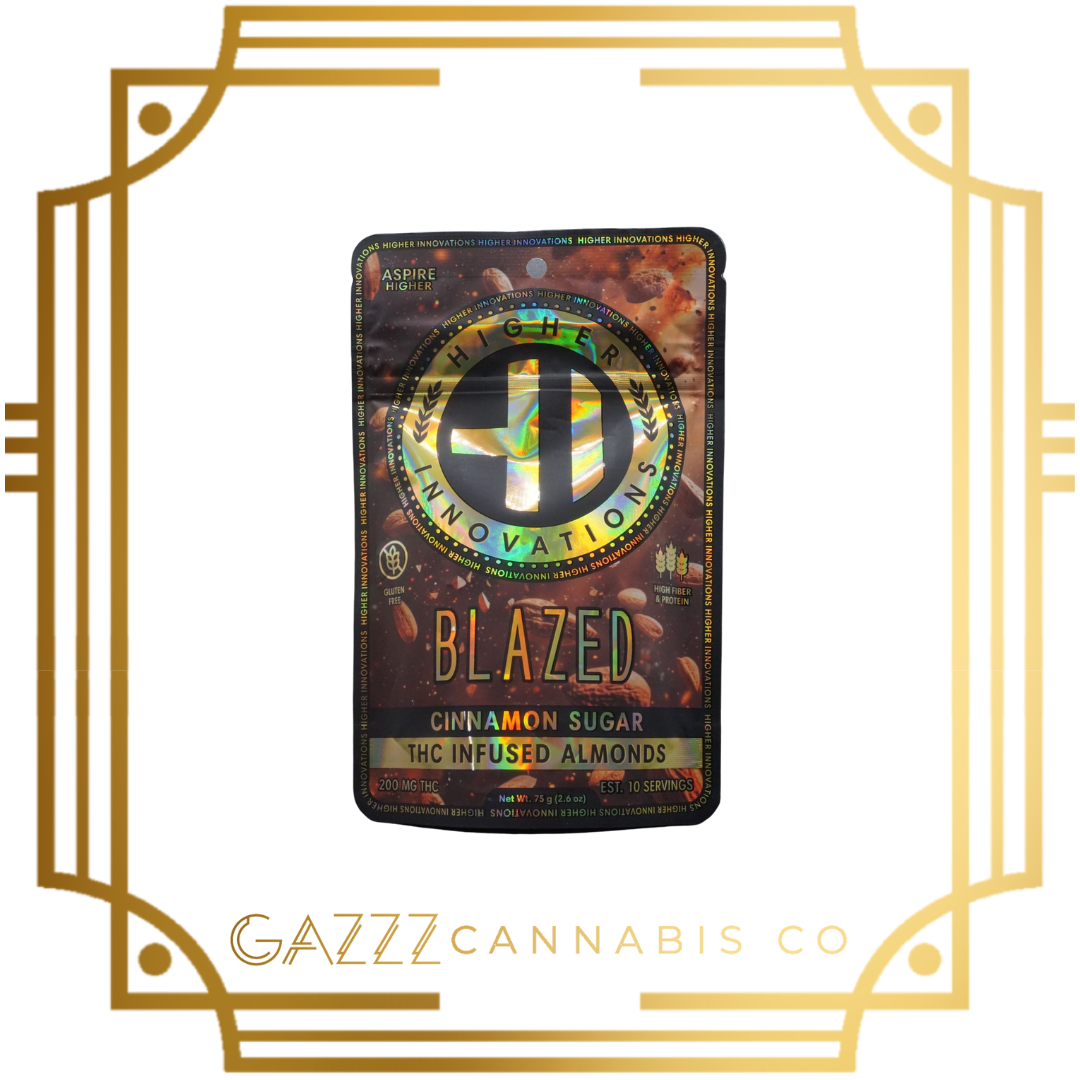 Photograph of product: Blazed | Almonds 200mg | Cinnamon Sugar