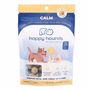 Photograph of product: Happy Hounds | CBD Calm | Peanut Butter | 150mg 30pk