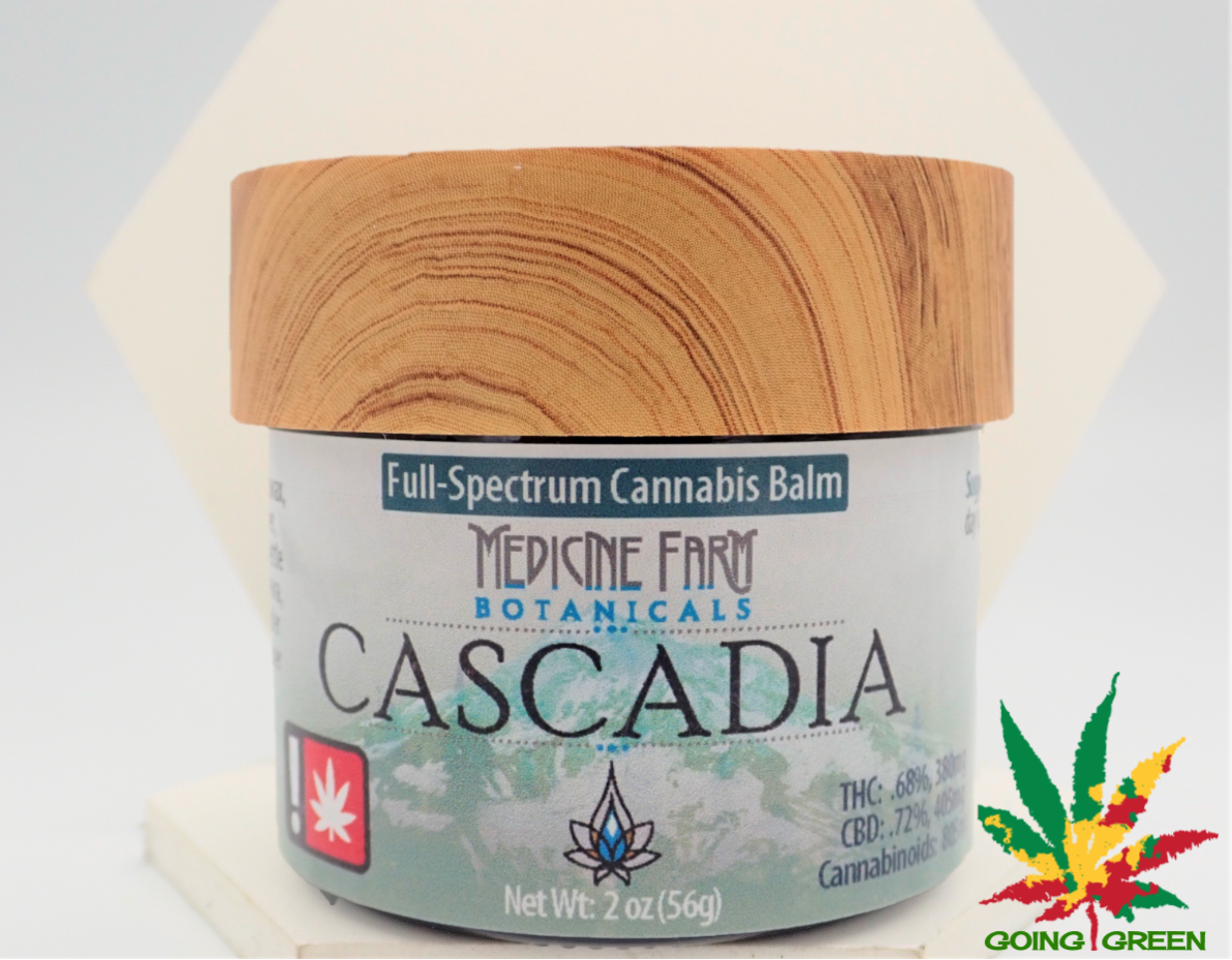 Photograph of product: Cascadia Blend Mini 1:1 Topical Balm .25oz (Medicine Farm)