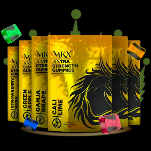 Photograph of product: MKX 200mg Super Sour Gummies - Chronic Cherry