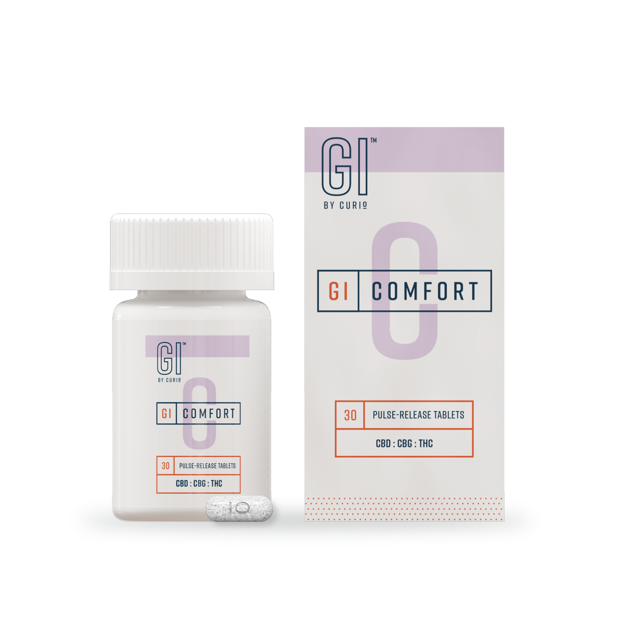 Photograph of product: Gut Tablets 30:75:1.7mg (CBD:CBG:TH-oui) Tablets 30pk | 51mg