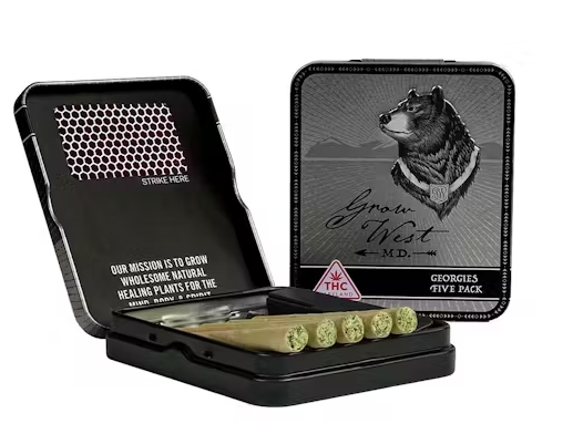 Photograph of product: Pie Crust Pre-Roll | 5 x 0.5g
