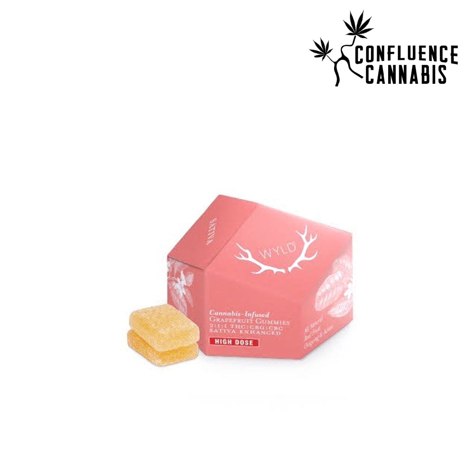 Photograph of product: Grapefruit Gummies 2:1:1 TH-oui:CBG:CBC