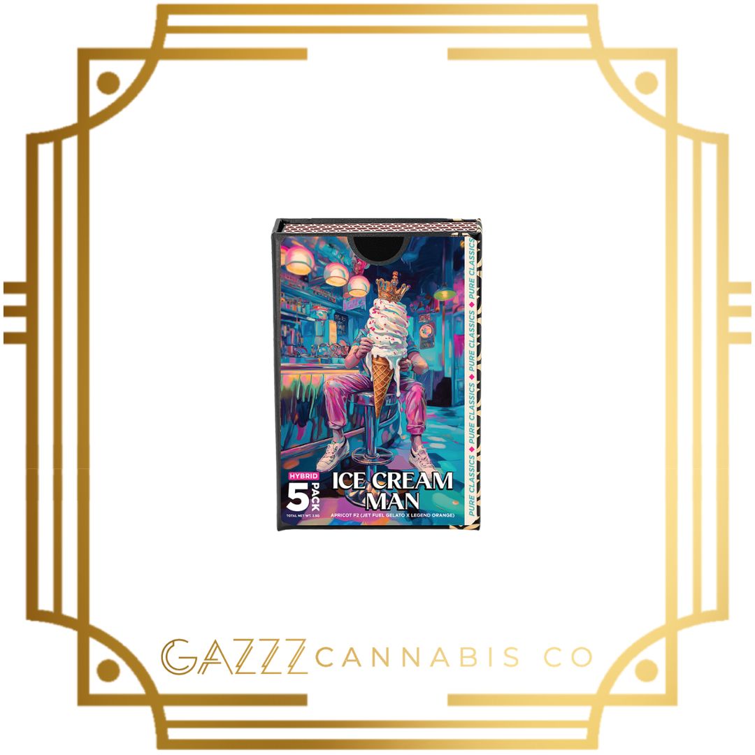 Photograph of product: Goldkine Ice Cream Man Pre-Rolls 5pk