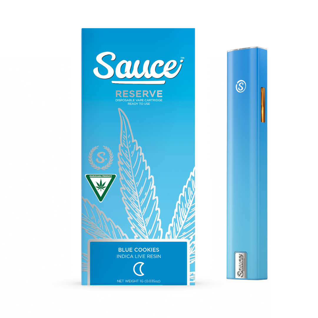 Photograph of product: Sauce | Blue Cookies Live Resin Disposable Vape | 1g