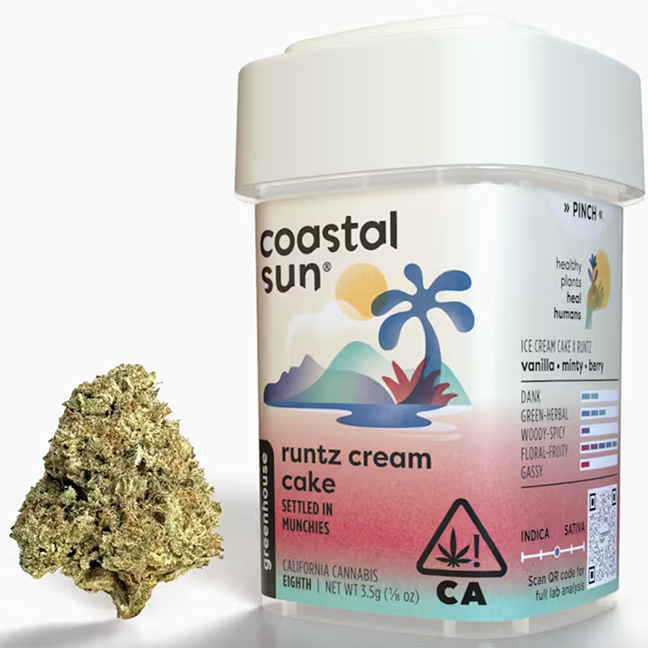 Photograph of product: Runtz Cream Cake - 3.5g