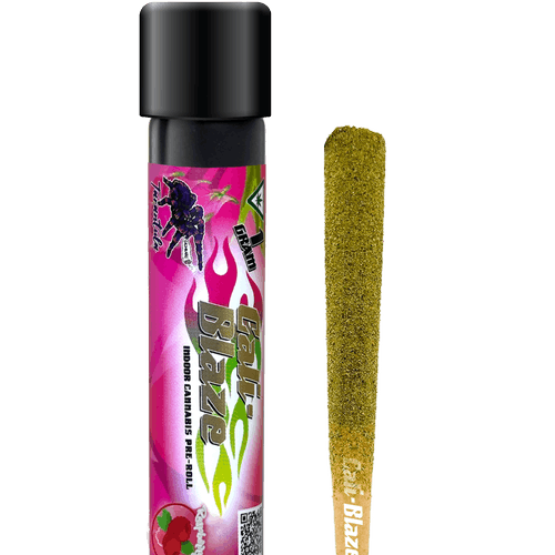 Photograph of product: Cali Blaze | Raspberry Tarantula Infused Pre-Roll