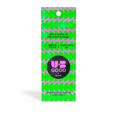Photograph of product: Watermelon Punch Spark Disposable | 0.5g - 