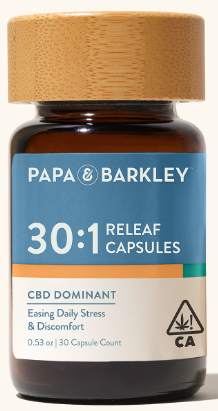 Photograph of product: 30:1 Cbd:Thc Releaf Capsules (30ct)