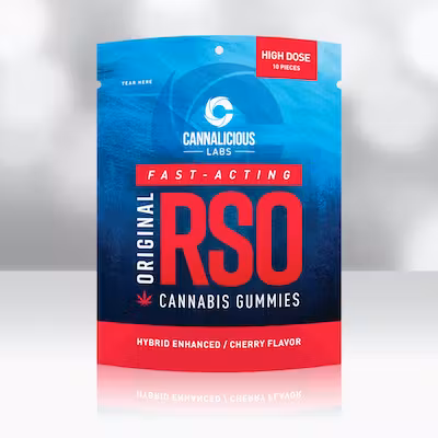 Photograph of product: Cannalicious - Cherry RSO 200mg Gummies