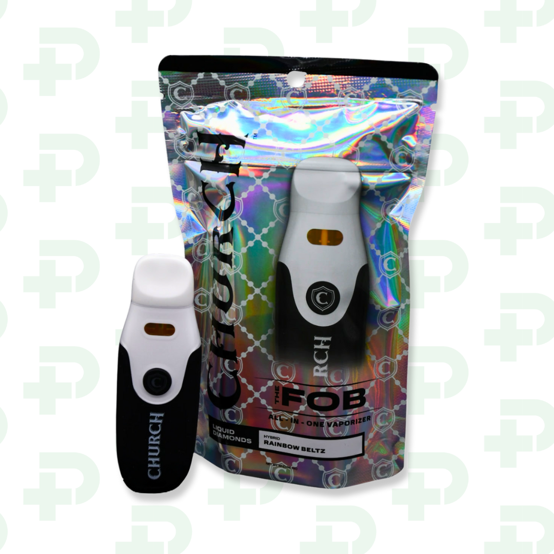 Photograph of product: Church Disposable - The Fob - Rainbow Belts
