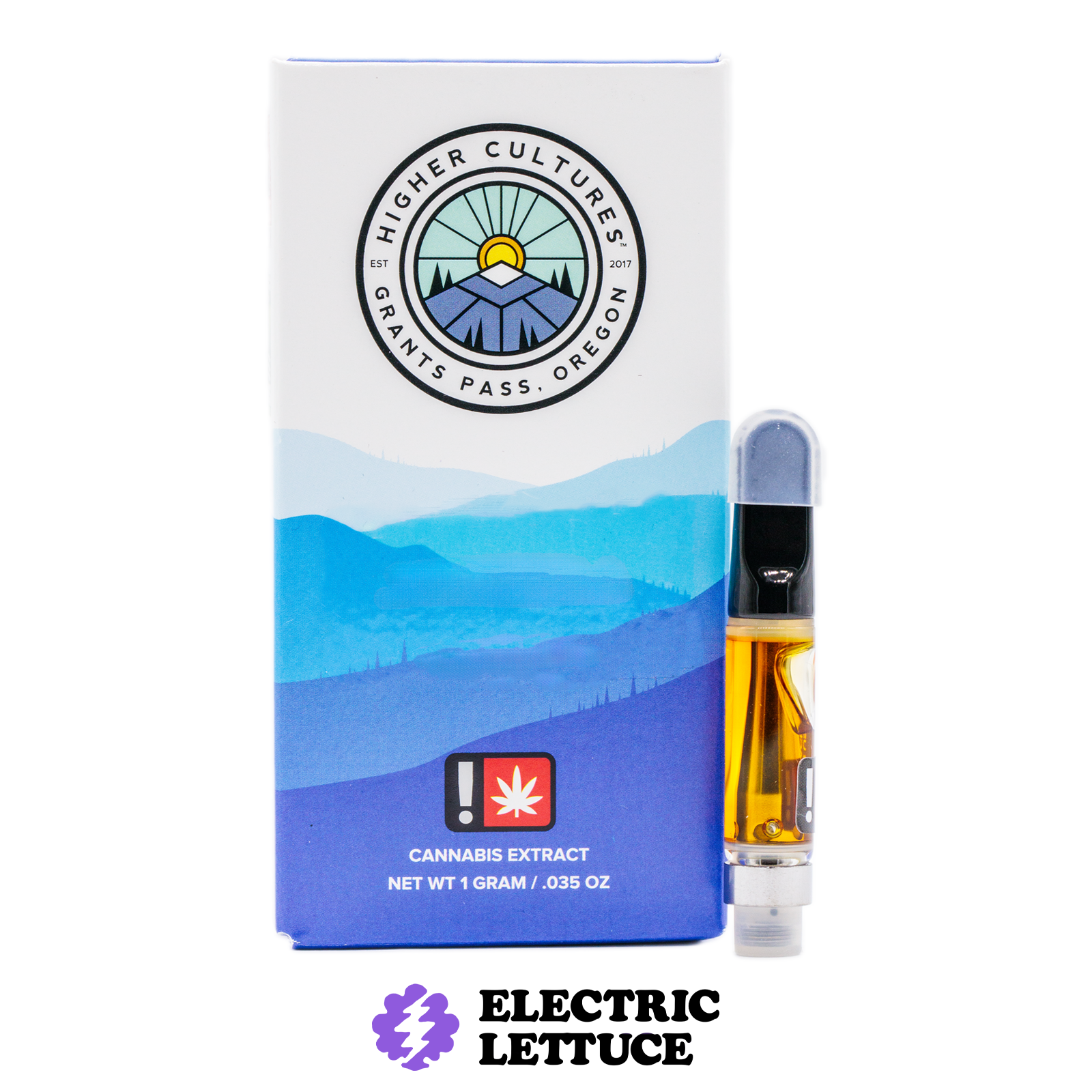 Photograph of product: Higher Cultures Red Delicious Live Resin Cartridge 1g