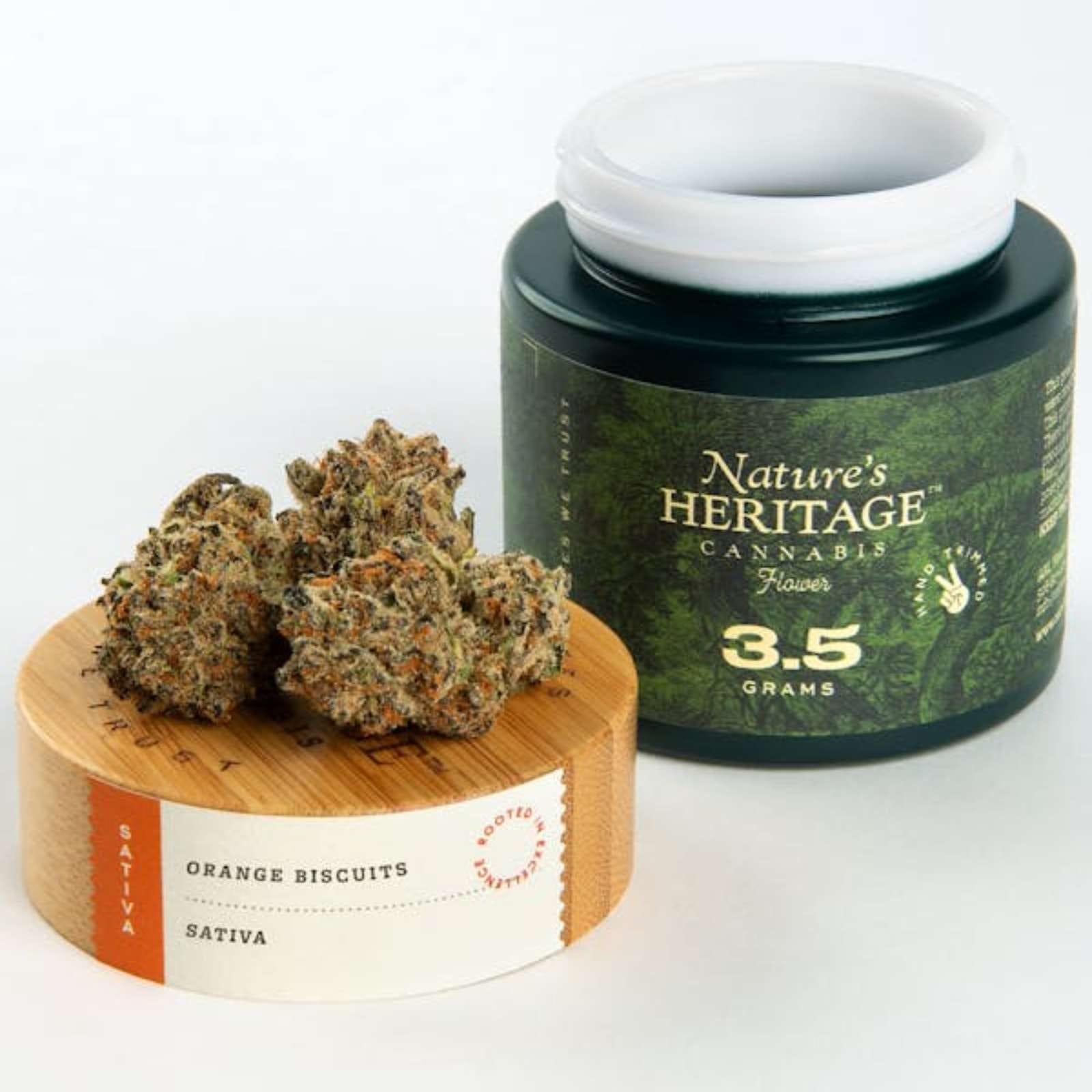 Photograph of product: Orange Biscuits (HS) Nature's Heritage - 3.5g