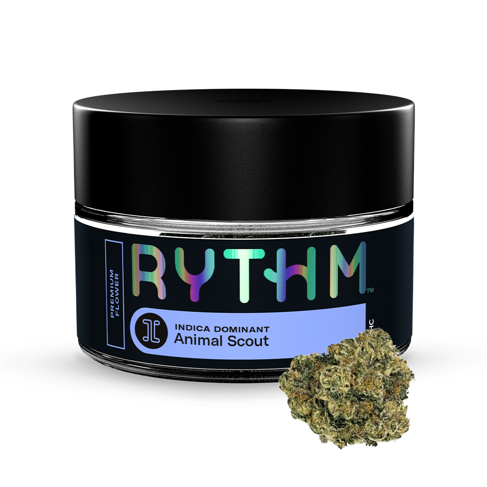 Photograph of product: Rythm | Premium Flower | Animal Scout | 3.5g