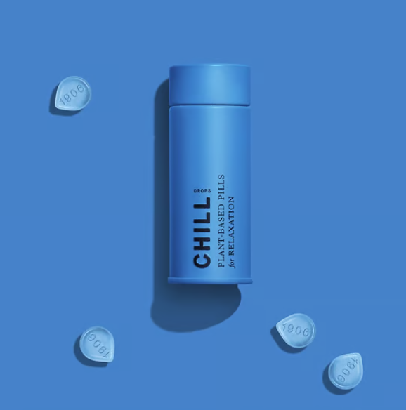 Photograph of product: 1906 | Chill Drops Tin | Edible | 5mg x 20