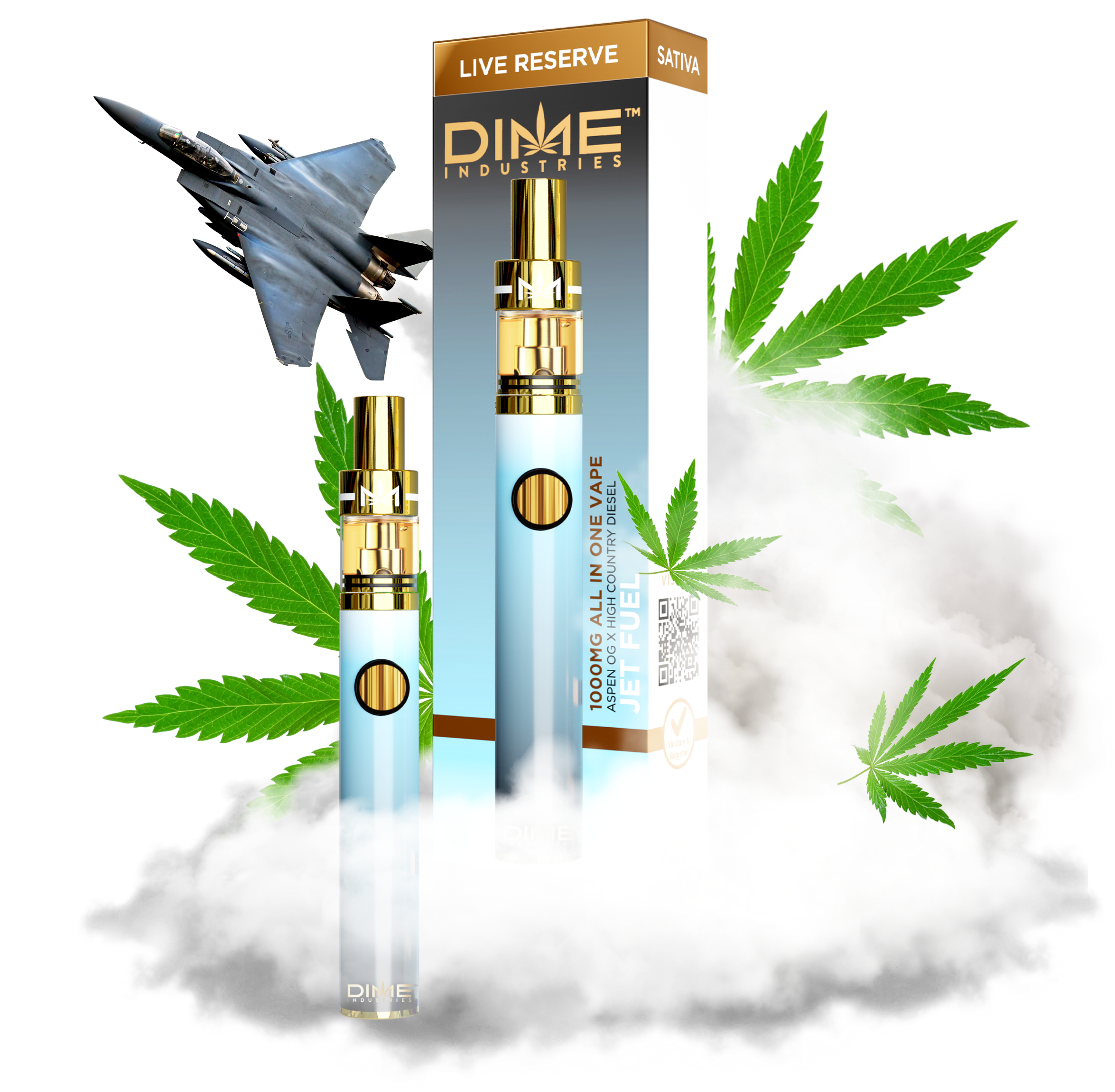 Photograph of product: Jet Fuel | Live Resin Disposable Pen | 1g
