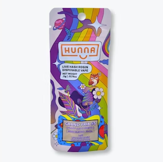 Photograph of product: Hunna - Live Rosin Disposable - Grand Prix #5