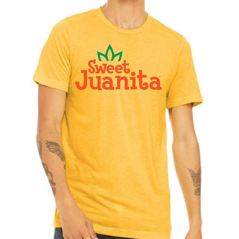 Photograph of product: Sweet Juanita - Yellow T-Shirt - XXL
