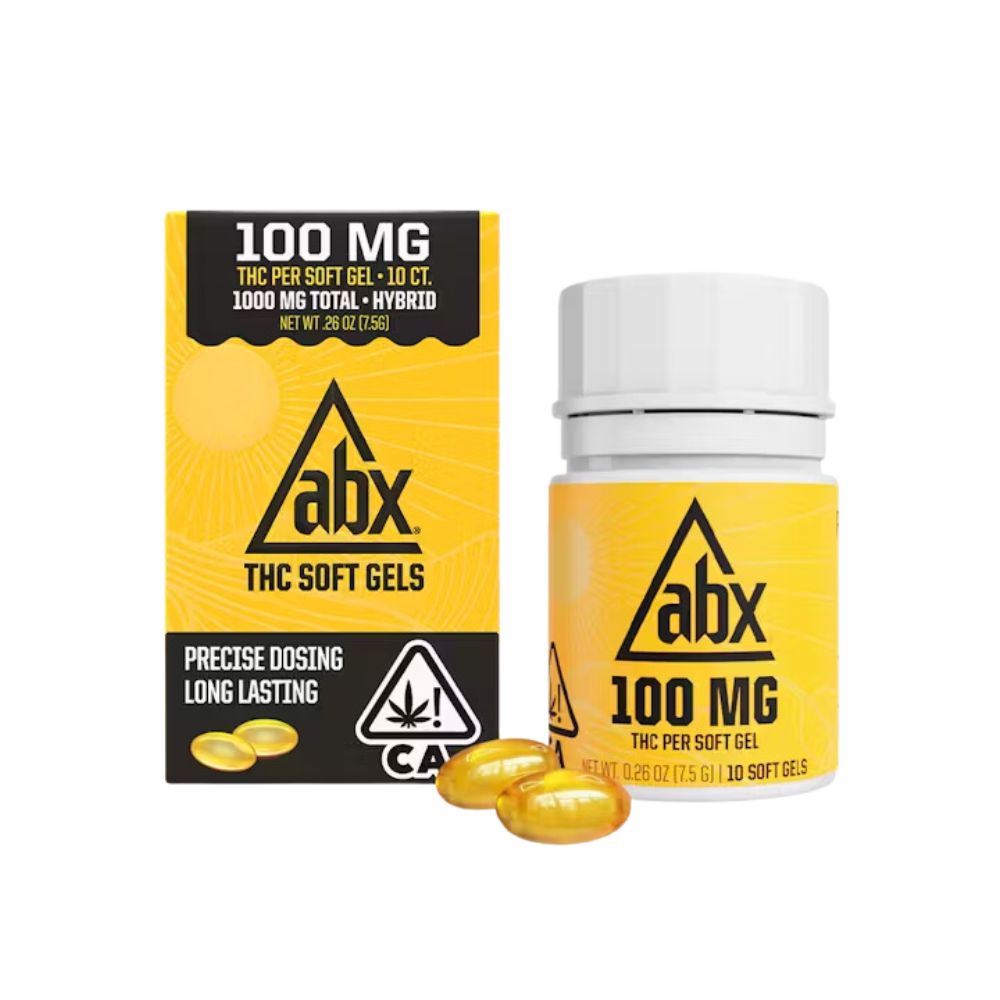 Photograph of product: 100MG SOFT GELS (10) - ABSOLUTE EXTRACTS