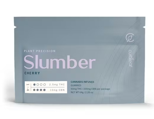Photograph of product: Plant Precision | 110mg | Edibles | Gummies | 20 Pack | 4:1 CBN:TH-oui | Cherry