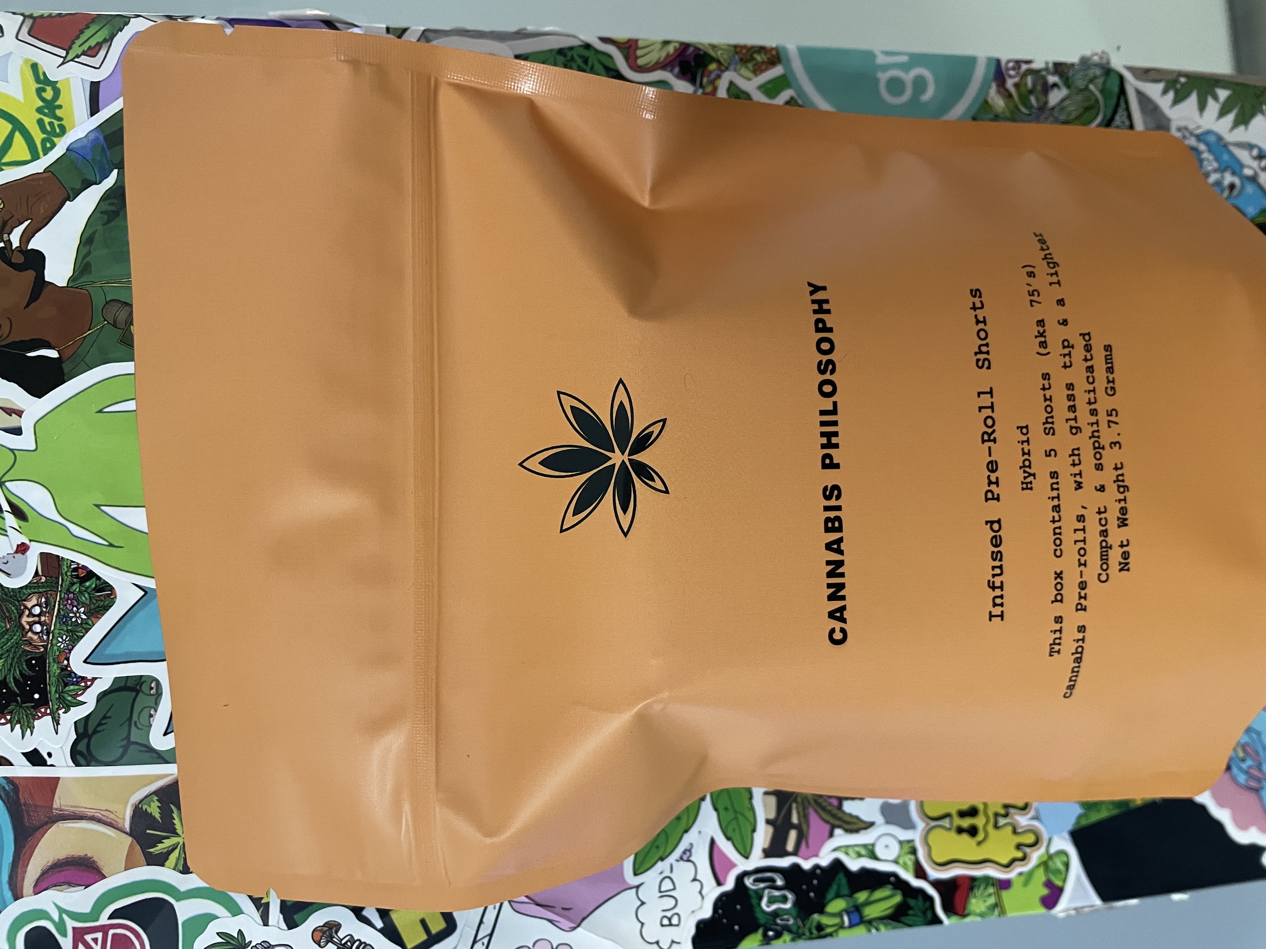 Photograph of product: 5pk - Infused Prerolls - Hybrid Blend w/ lighter- Oui'd Philosophy - REC