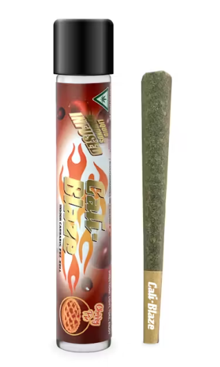 Photograph of product: Cherry Pie Oui'd Diamond Infused Pre Roll | 1.2G |Cali Blaze