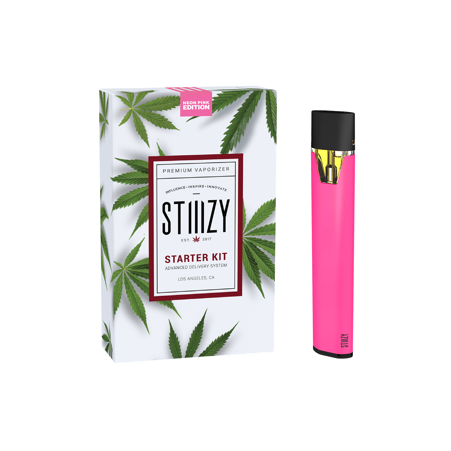 Photograph of product: STIIIZY - Neon Pink Battery Kit