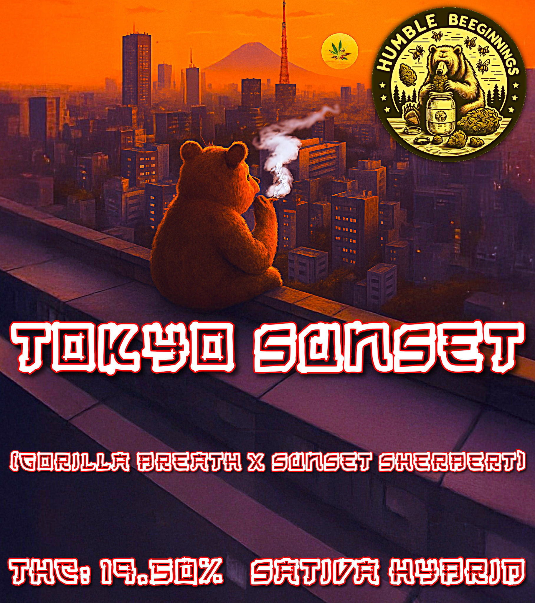 Photograph of product: Tokyo Sunset (Humble Beeginnings) - 28g